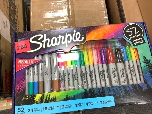 Sharpie 52 Markers Metallic Colors Limited Edition - Lot 286