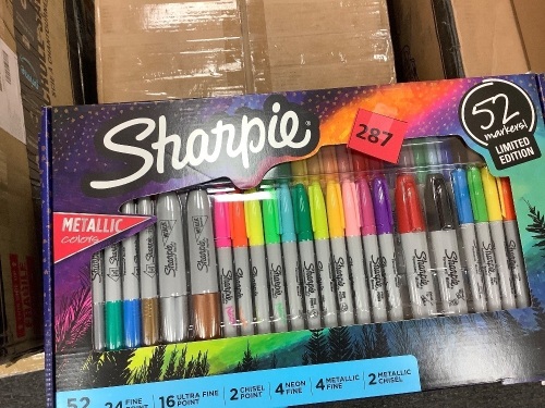Sharpie 52 Markers Metallic Colors Limited Edition - Lot 287