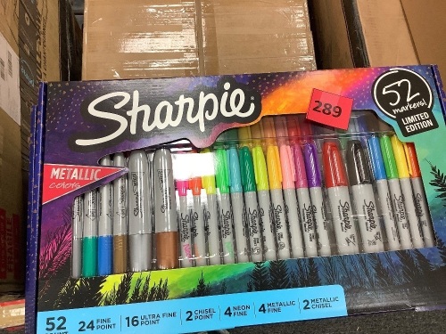 Sharpie 52 Markers Metallic Colors Limited Edition - Lot 289