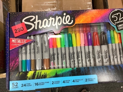 Sharpie 52 Markers Metallic Colors Limited Edition - Lot 290