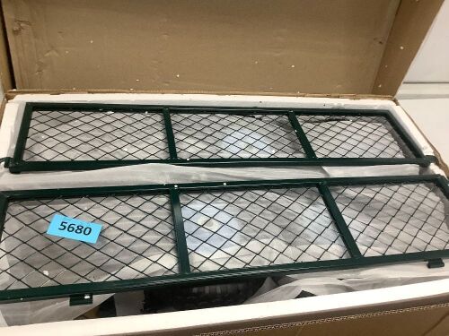 Steel Garden Utility Cart Wagon w/ 400lb Capacity, Removable Sides, Handle - Lot 5680