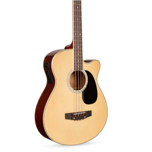 Acoustic Electric Bass Guitar w/ Equalizer, Truss Rod - Lot 5871