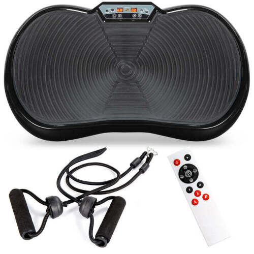 Vibration Plate Exercise Machine Full Body Fitness Platform w/ Bands - Lot 5890