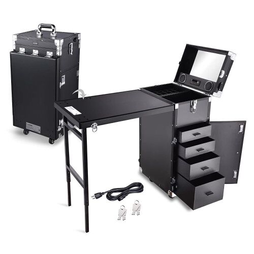 Foldable Rolling Manicure Table - Lot 21