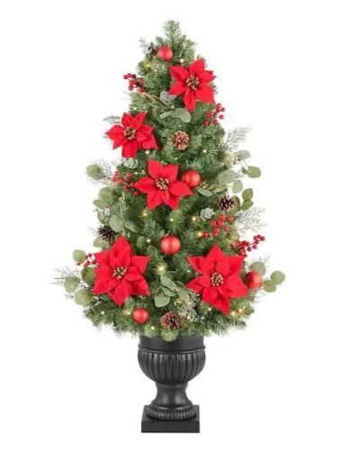 4.5 ft Berry Bliss Potted Christmas Tree - Lot 186