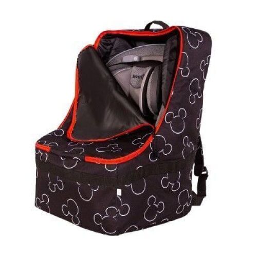 Disney Baby J.L. Childress Ultimate Padded Backpack Car Seat Travel Bag Mickey Black - Lot 263
