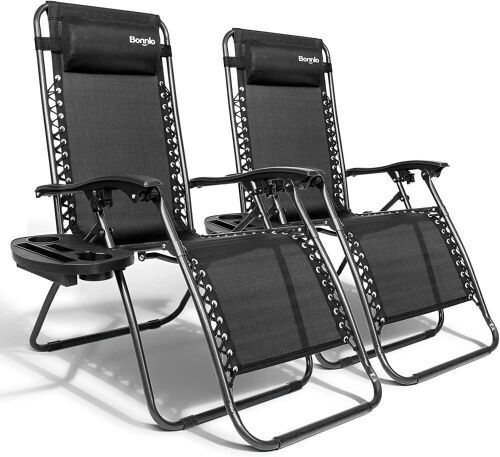 Set of (2) Zero Gravity Patio Chairs - Lot 283