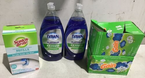 Lot of Household Cleaning Supplies - Lot 395