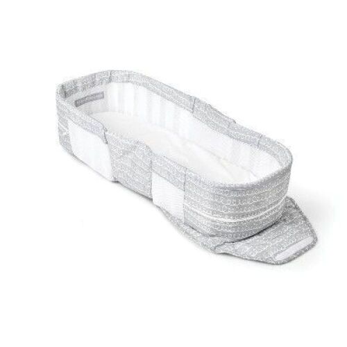 Baby Delight Snuggle Nest Dream Portable Infant Sleeper Bed - Gray Scribbles - Lot 407