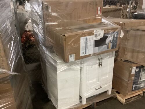 Pallet of Uninspected Bathroom Vanities - Lot 476