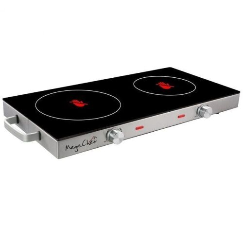 MegaChef Ceramic Infrared Double Electical Cooktop - Lot 564