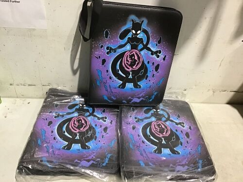 Lot of (3) Pokemon Card Albums - Mewtwo - Lot 570