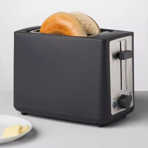 2 Slice Extra Wide Slot Stainless Steel Toaster - Lot 776