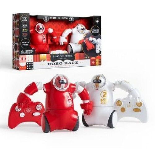 FAO Schwarz Robo Rage RC Robot Boxer Set - Lot 793