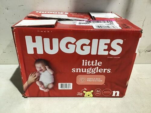 Huggies Little Snugglers Baby Diapers - 84-Count, Size Newborn - Lot 865