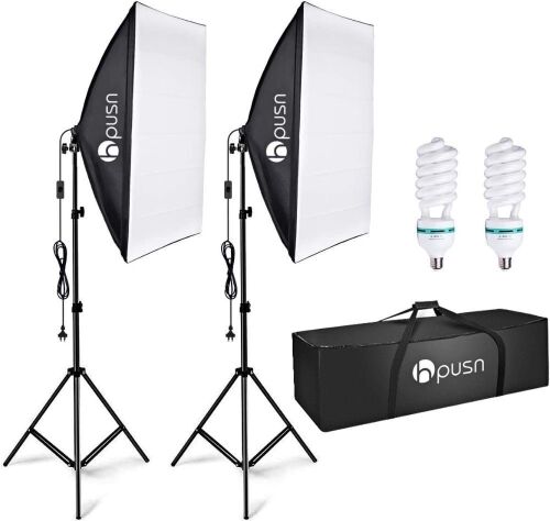 HPUSN Softbox Lighting Kit - Lot 925