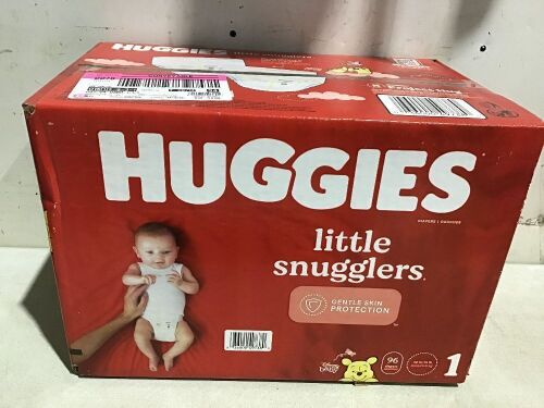 Huggies Little Snugglers Baby Diapers - 96-Count, Size 1 - Lot 1063