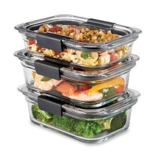 Rubbermaid 6pc Set (1) 2 cup, (2) 3.2 cup Brilliance Glass Set - Lot 1081