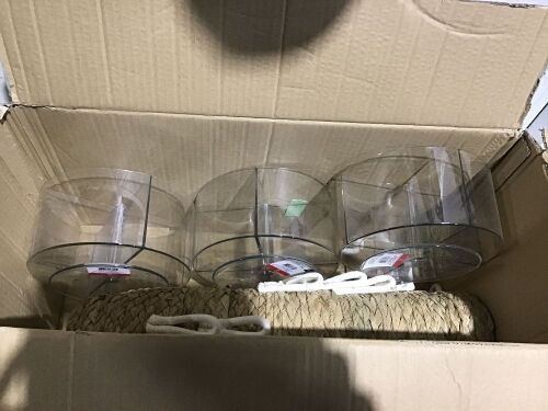 Lot of Baskets and Rotating Storage Bins - Lot 782