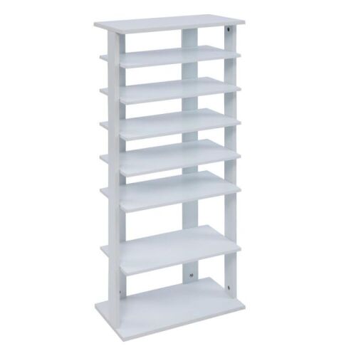 7-Tier Shoe Rack - White - Lot 529
