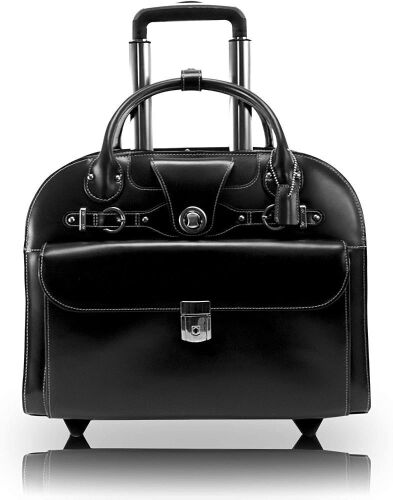 McKlein Edgebrook Cowhide Leather Women's Laptop Travel Case - Lot 530