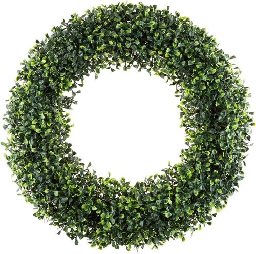 19.5" Artificial Boxwood Wreath - Lot 1126