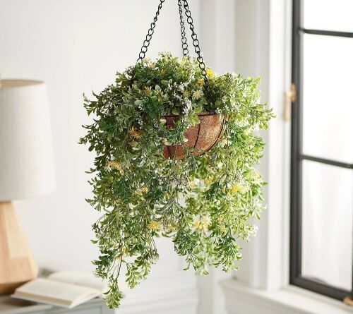 Garden Reflections 18" Cascading Indoor/Outdoor Hanging Basket - Lot 1189