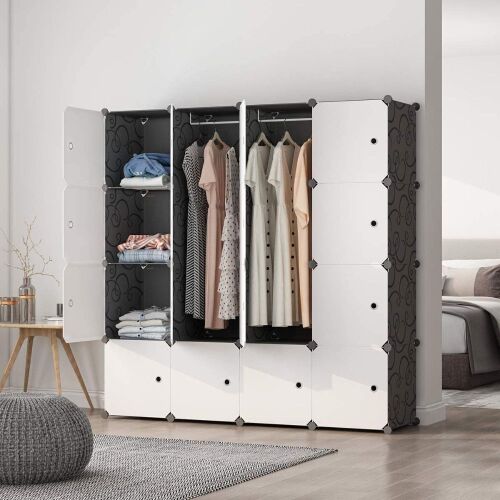 Portable Plastic Wardrobe - Lot 843