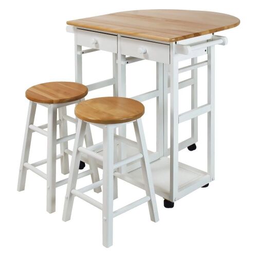 Breakfast Cart with Drop-Leaf Table - Lot 151
