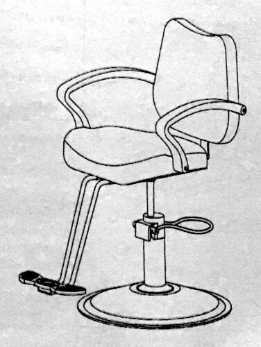 Hydraulic Barber Chair - Lot 852