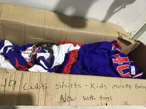 Lot of Chicago Cubs Kids/Infant Shirts - Lot 614