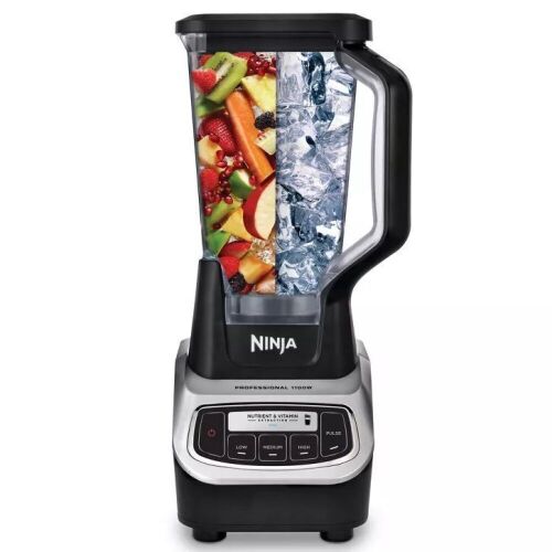 Ninja Professional Blender & Nutri Ninja Cups BL621 - Lot 279