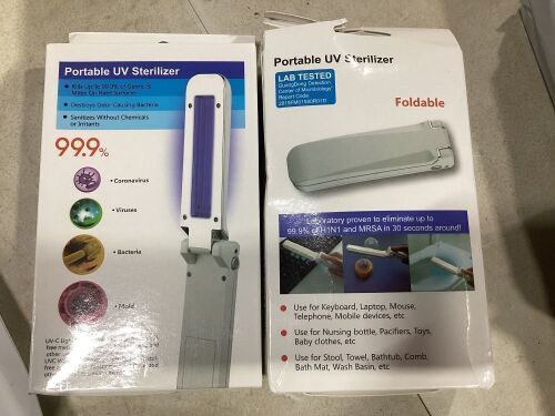 Lot of (4) Portable UV Sterilizer Wand - Lot 608