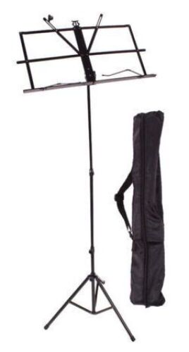 Adjustable Folding Music Stand with Carry Bag - Lot 957