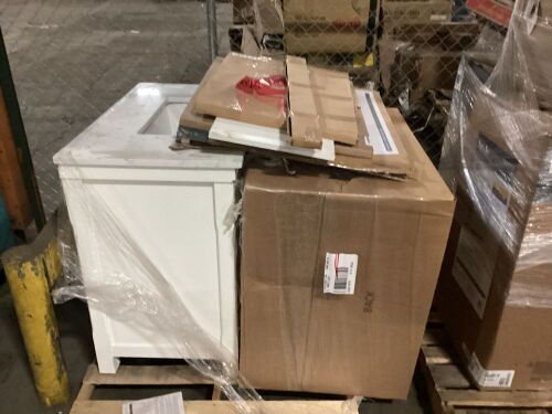 Pallet of Uninspected Bathroom Vanities - Lot 477