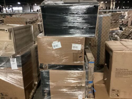 Pallet of Uninspected Bathroom Vanities - Lot 609