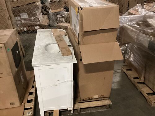 Pallet of Uninspected Bathroom Vanities - Lot 659