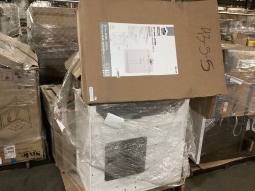 Pallet of Uninspected Bathroom Vanities - Lot 889