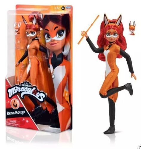 Lot of (2) 10.5" Miraculous Rena Rouge Fashion Doll - Lot 336