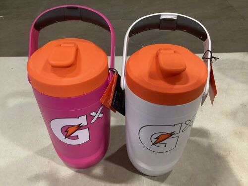 Lot of (2) 64oz Gatorade Performance Jug - Lot 1024