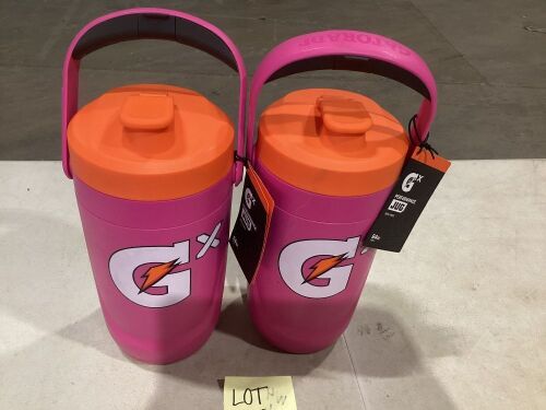 Lot of (2) 64oz Gatorade Performance Jug - Lot 1034