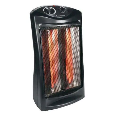 Comfort Zone 1500-Watt Electric Quartz Infrared Radiant Tower Heater - Lot 1046