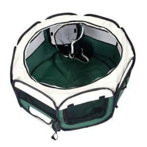 Portable Pet Playpen - Green - Lot 1076