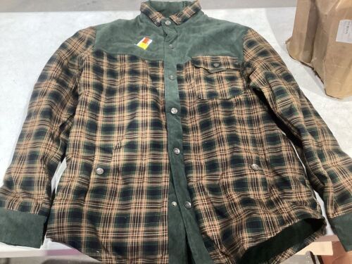 Green Plaid Jacket - Size XL - Lot 1084