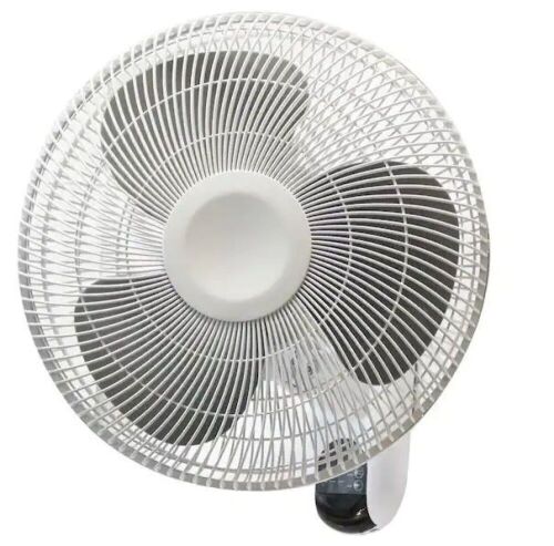 Hampton Bay 16 in. Indoor Wall Mount Fan with Remote - Lot 1161