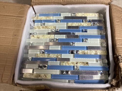 Case of Glass Backsplash - Some Pieces are Damaged  - Lot 900