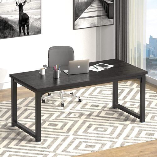 63" Large Computer Desk - Black - Lot 75