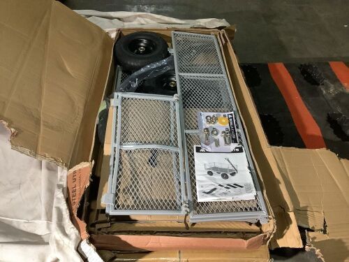 Gorilla Carts Steel Utility Cart - Gray - Lot 85