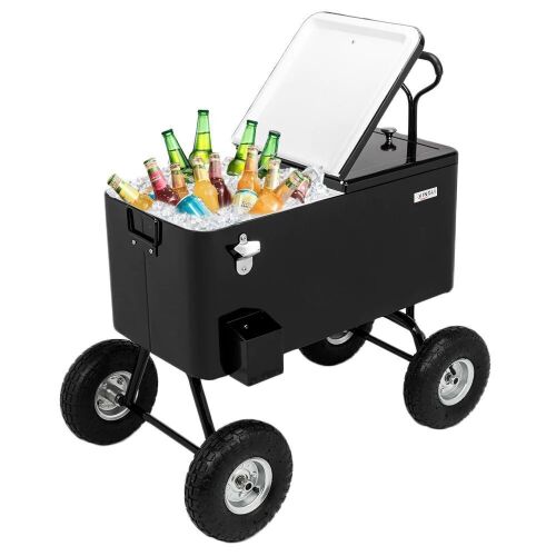 80 Qt Outdoor Cooler Cart - Incomplete/Damaged - Lot 693
