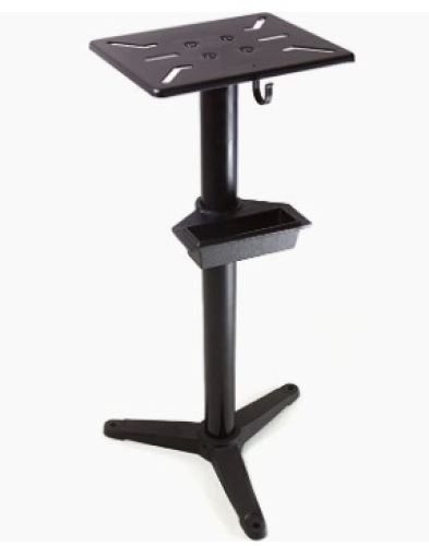 WEN 4288 Cast Iron Bench Grinder Pedestal Stand with Water Pot, Missing Hardware - Lot 166